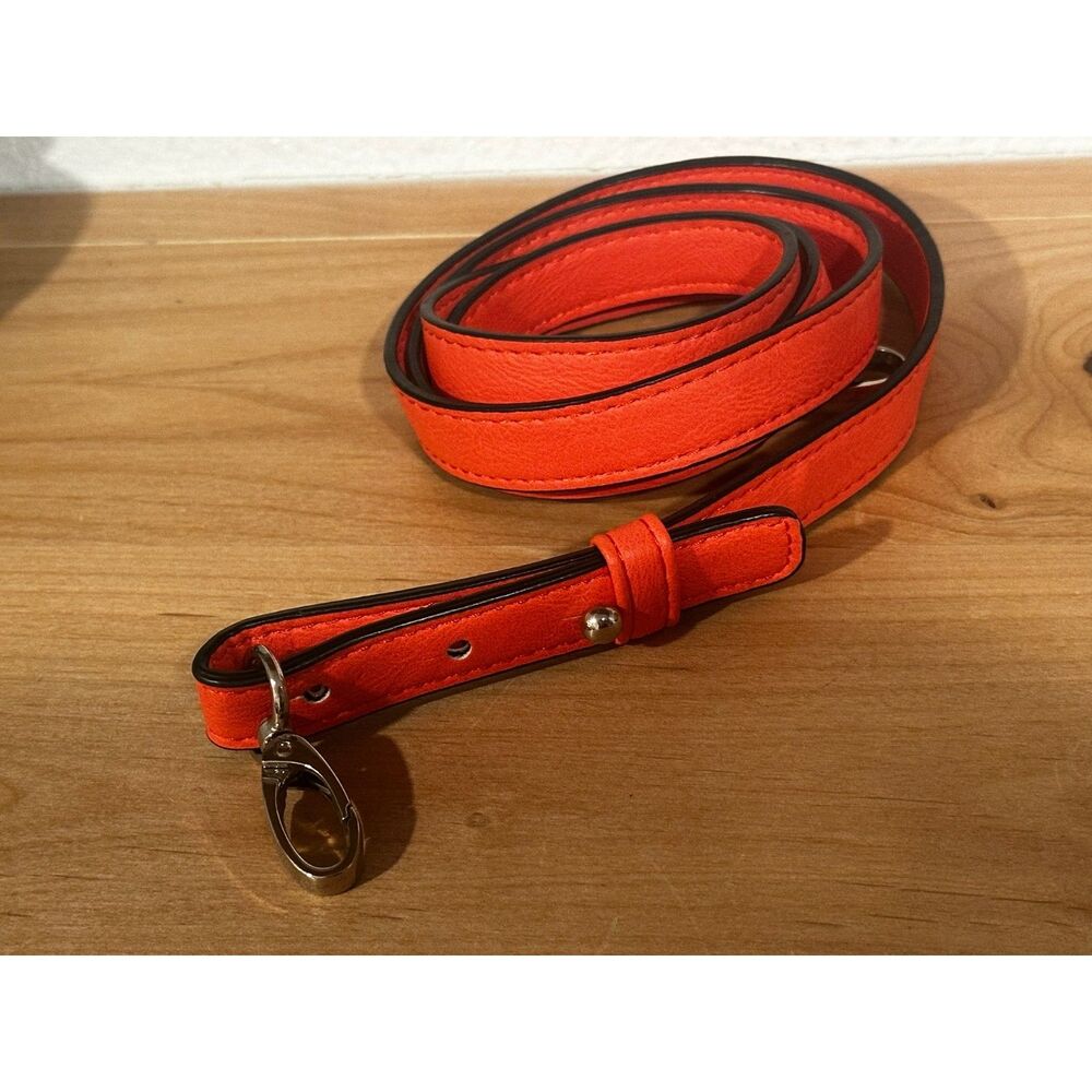 Bright Orange Replacement Adjustable Crossbody Handbag Strap EUC